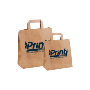 اكياس ورقية ( مقبض مسطح )