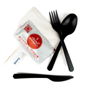 سيت أدوات الطعام البلاستيكي